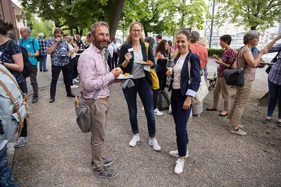 Angeregte Gespräche an der Delegiertenversammlung 2024