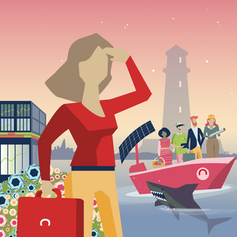 Frau Abendrot geht auf Wirkungsreise